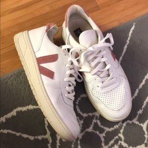 VGUC Madewell x Veja V-10 Pink Glitter